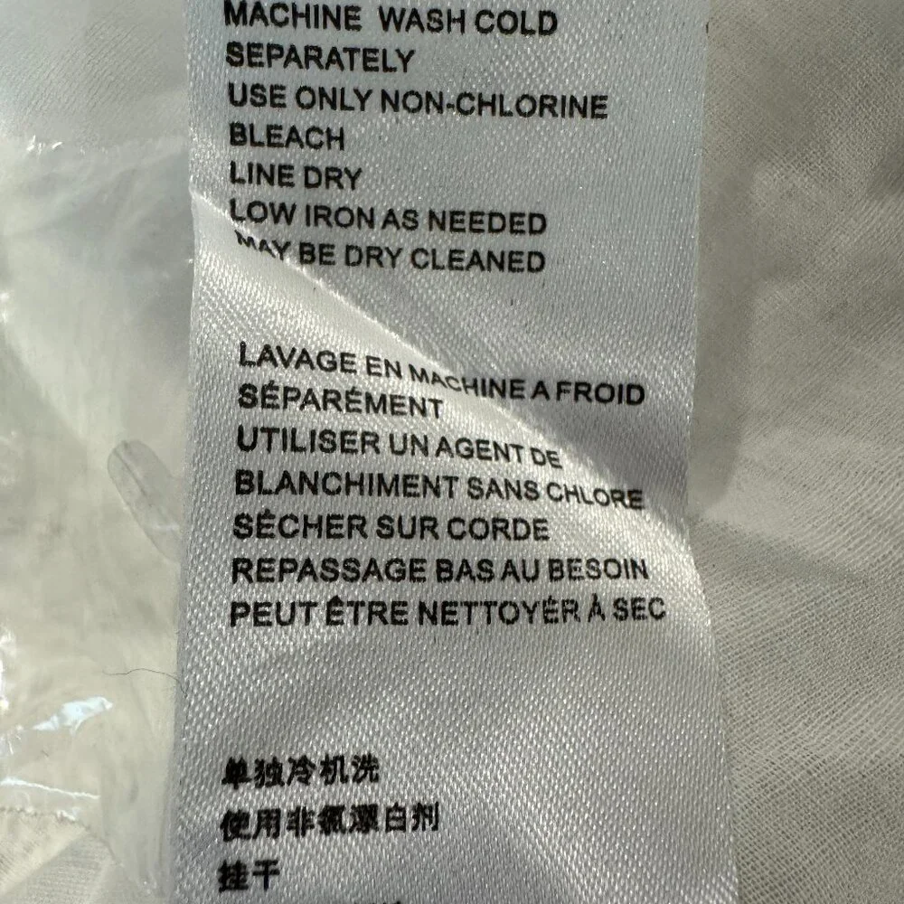 NWT Free People Embroidered Poet Top XS Ivory 100% Cotton Gauze Lace Fairy $168 - Picture 6 of 12